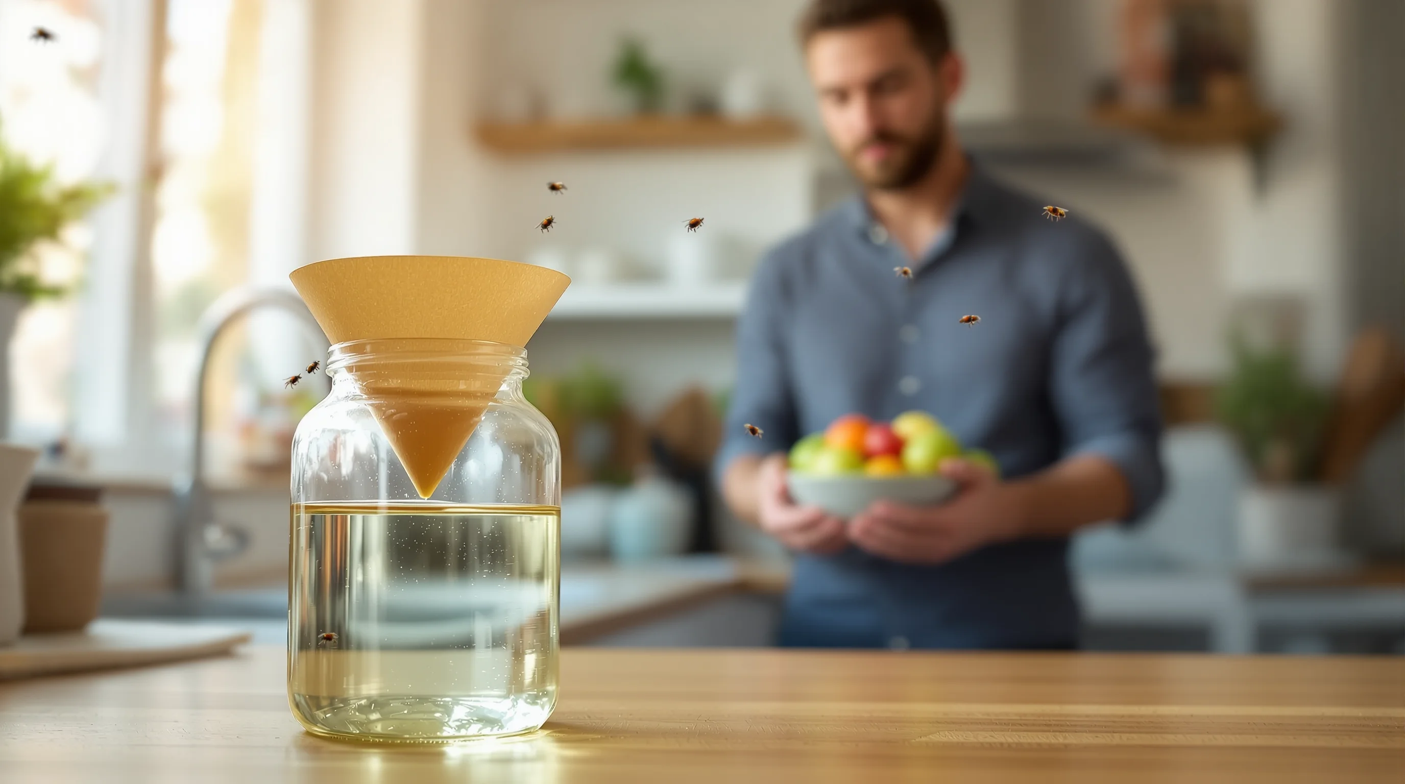 Piège à moucheron maison efficace : la méthode naturelle pour éliminer les nuisibles