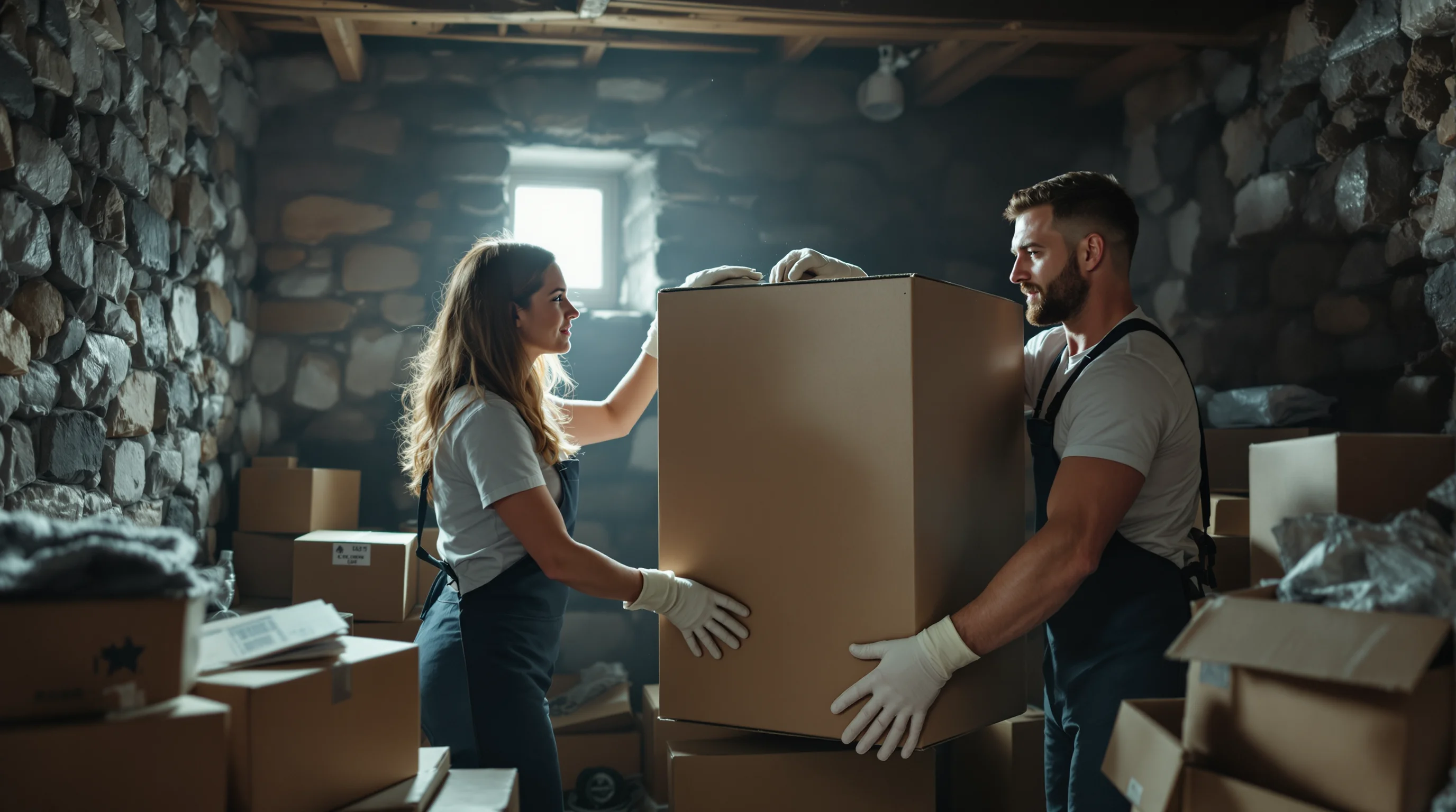 Quels services inclut un débarras cave professionnel ?